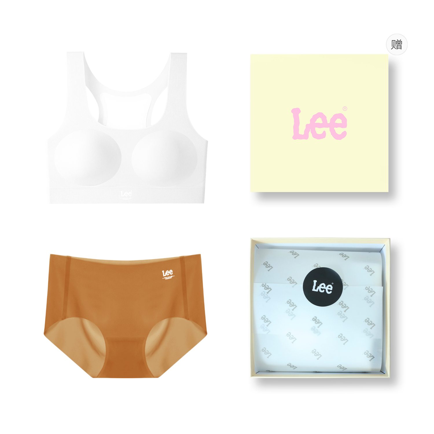 

Женские трусы подарочные наборы Lee, оранжевый