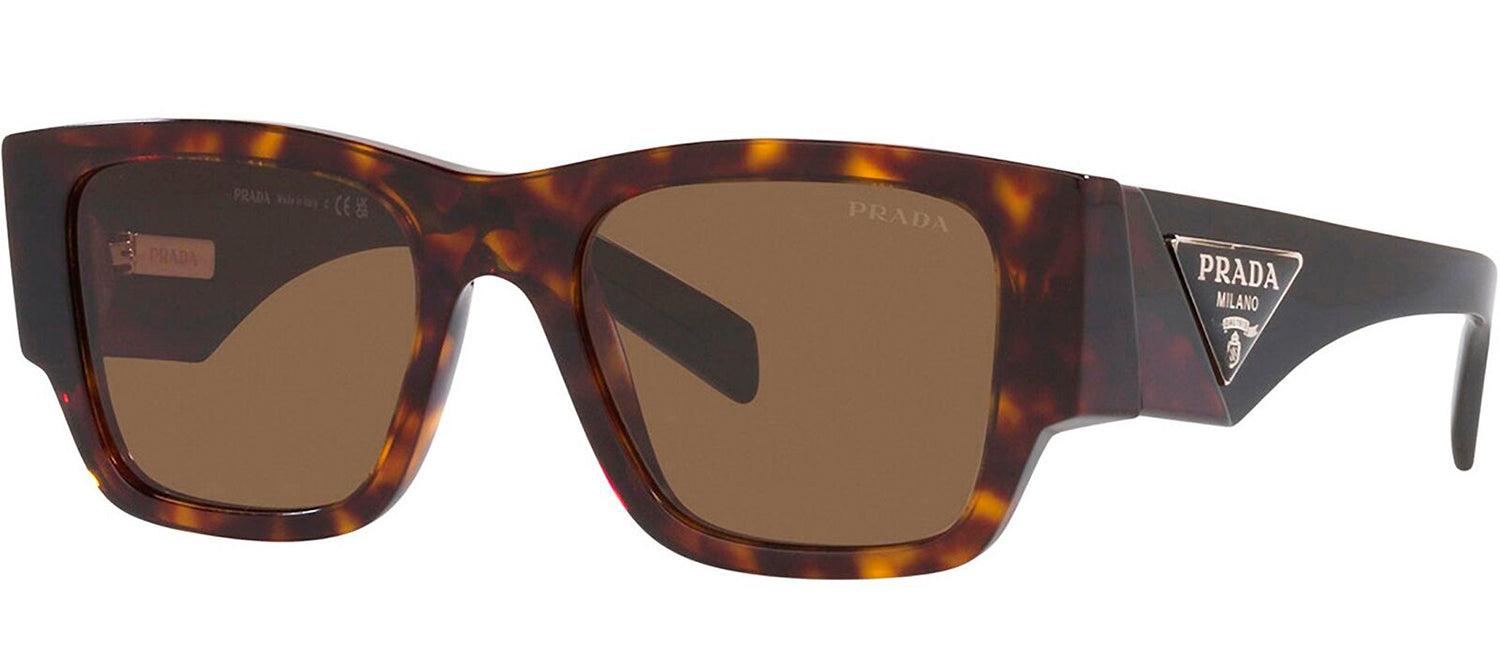 

Солнцезащитные очки-подушки унисекс Prada PR 10ZS 2AU06B 54 мм, цвет tortoise