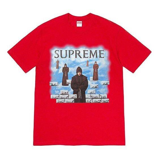 

Футболка fw19 week 1 levitation tee printing short sleeve red Supreme, красный
