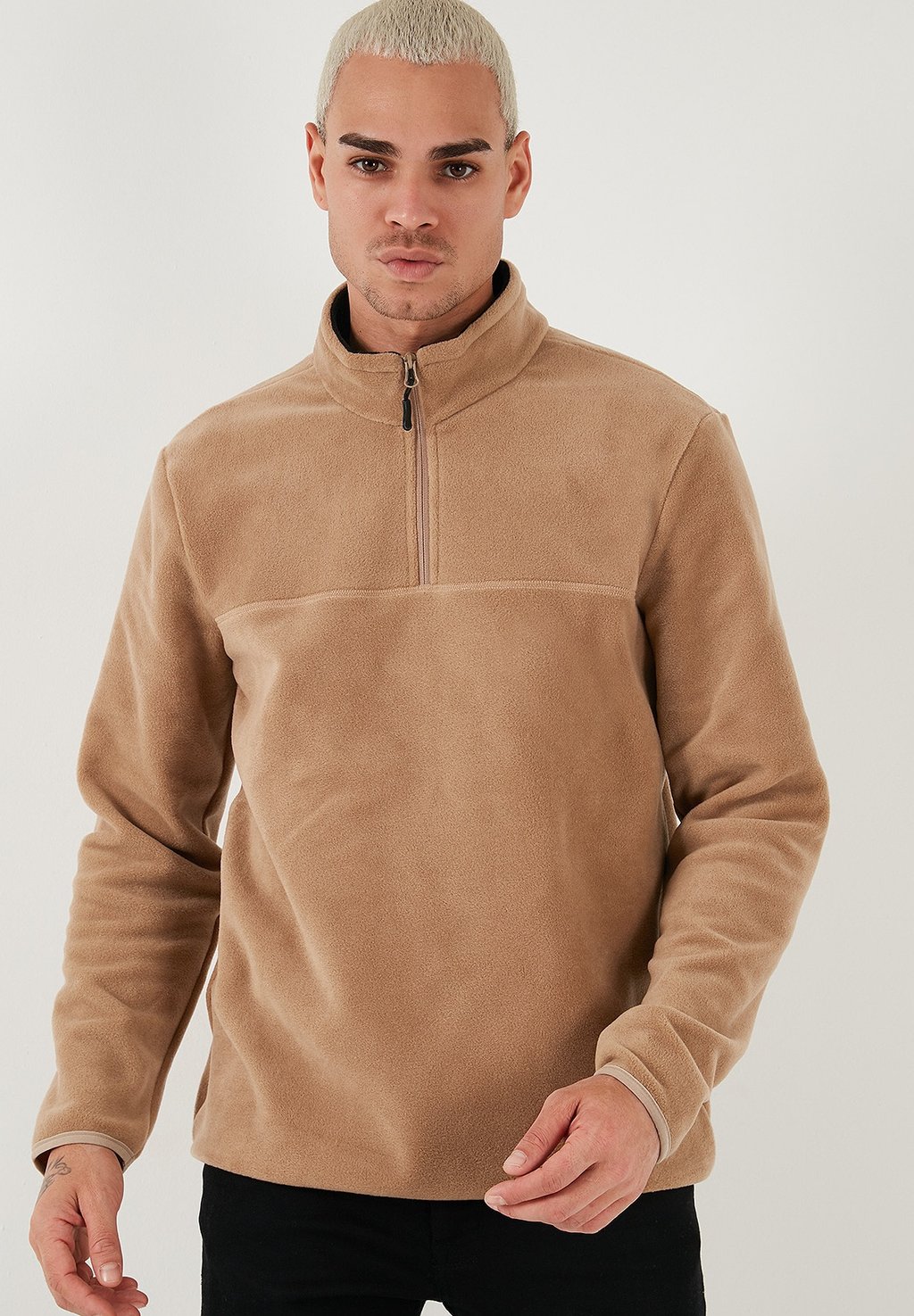 

Флисовый джемпер REGULAR FIT Buratti, бежевый