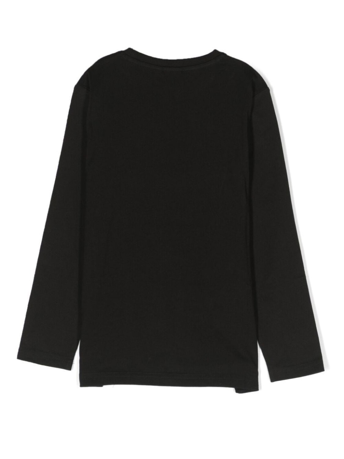 BOSS Kidswear футболка с длинными рукавами и логотипом, черный — фото 2