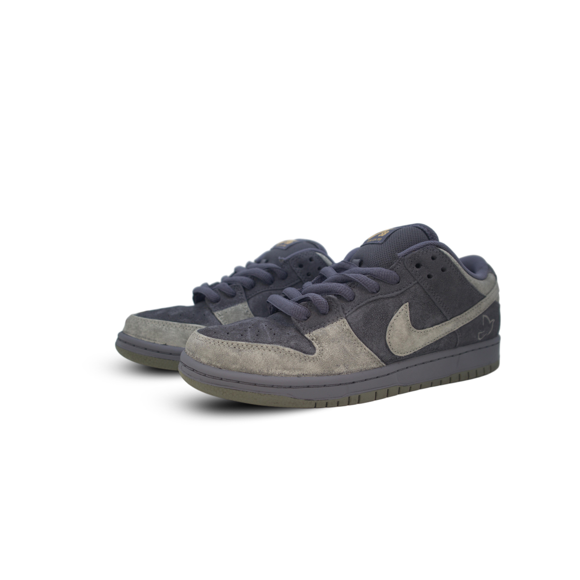 Dunk SB Dove низкие скейтборд кроссовки unisex Nike, серый — фото 4