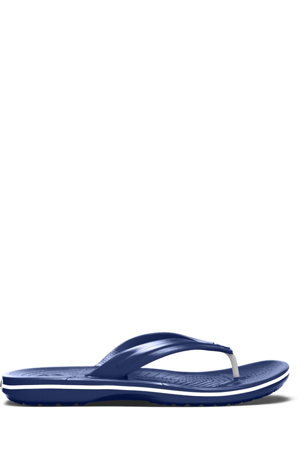Шлепанцы из кожи крокодила Crocs, синий