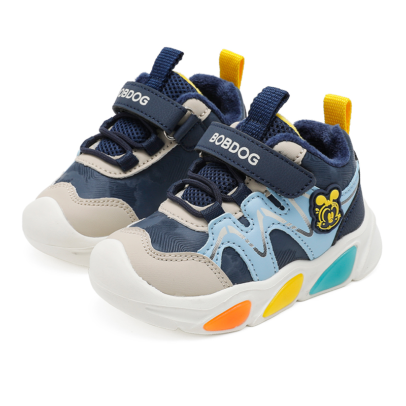 BOBDOG Коллекция Urban Techwear Baby Walkers, синтетическая кожа, нескользящая, облегченная, с амортизацией, низкие — фото 3