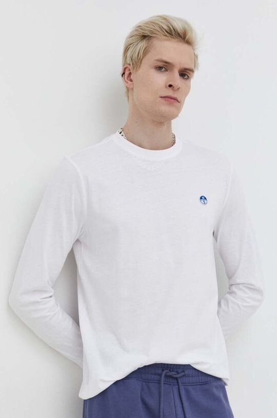 

Хлопковый топ с длинными рукавами North Sails, белый
