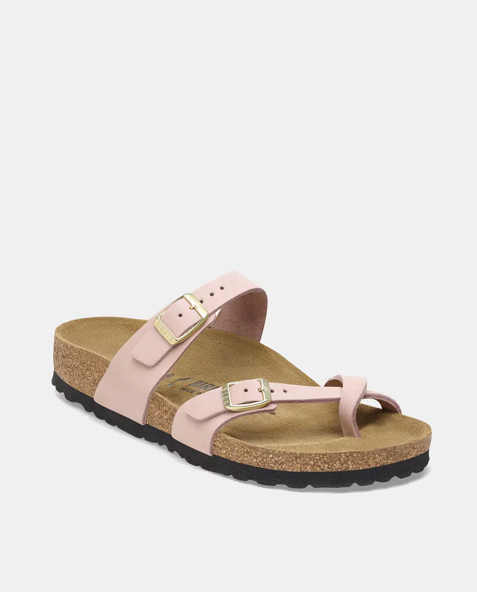 

Женские сандалии Mayari на плоской подошве из нубука Birkenstock, розовый