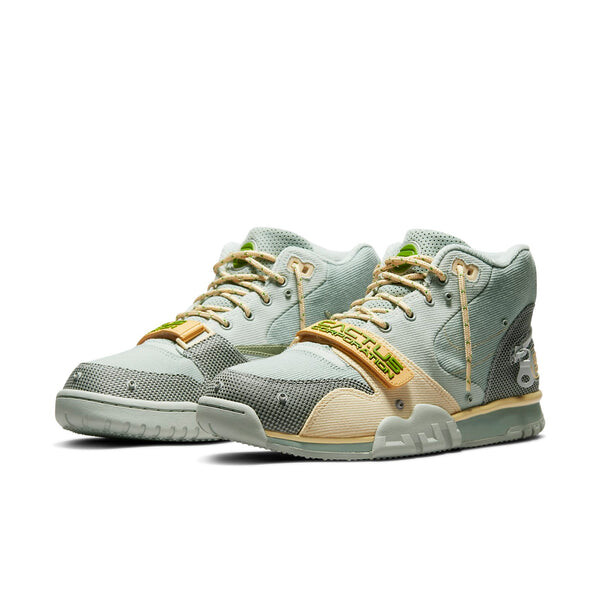 Кроссовки x travis scott air trainer 1 sp Nike, серый — фото 3