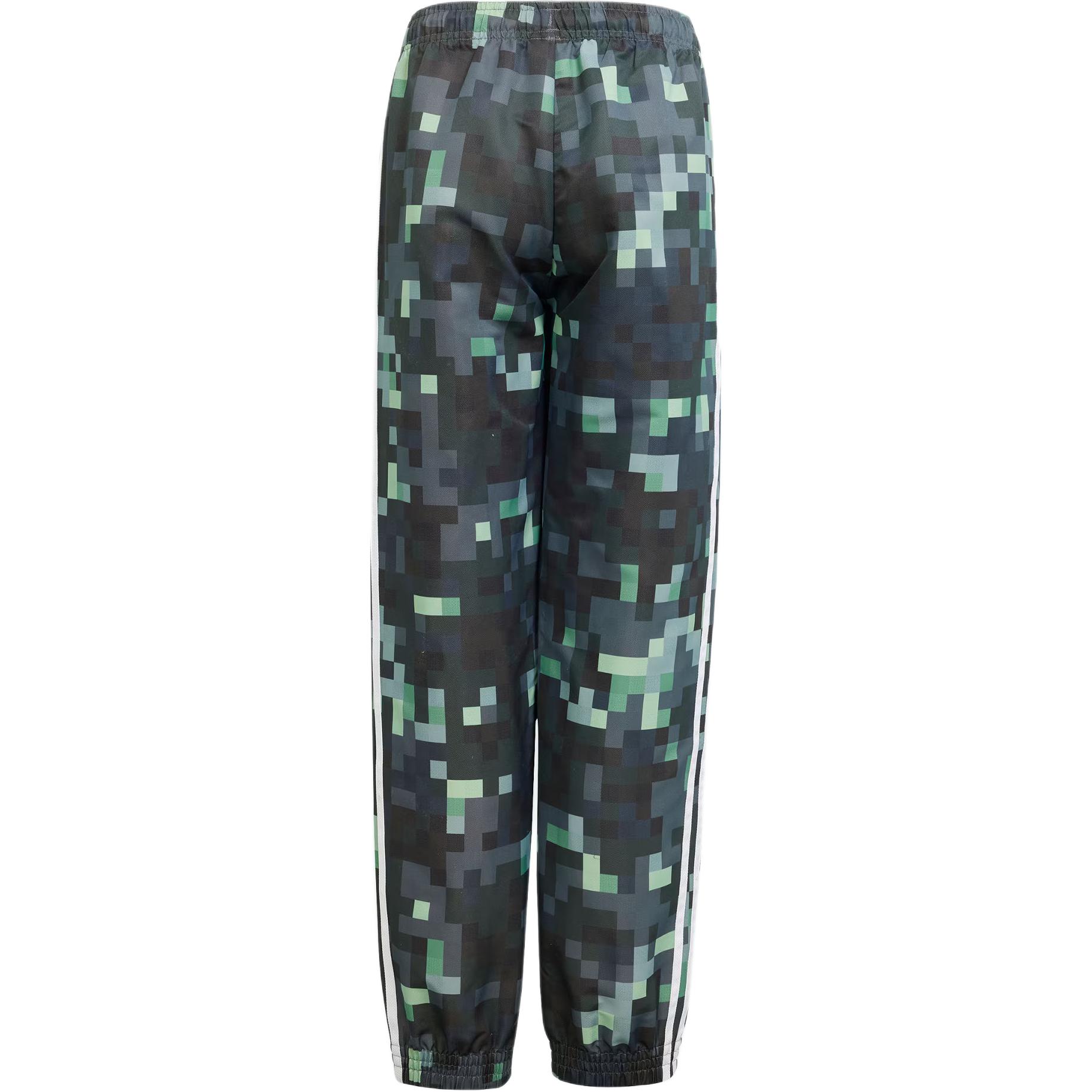 Adidas Originals Wodeshijie, Lianmingkuan Штаны Minecraft Silver Gray/Magical Yellow Green/Tribal Green/Ivy Green — фото 3