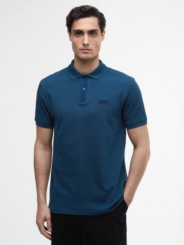 

Хлопковая поло International Essential Barbour, Shaded Emerald