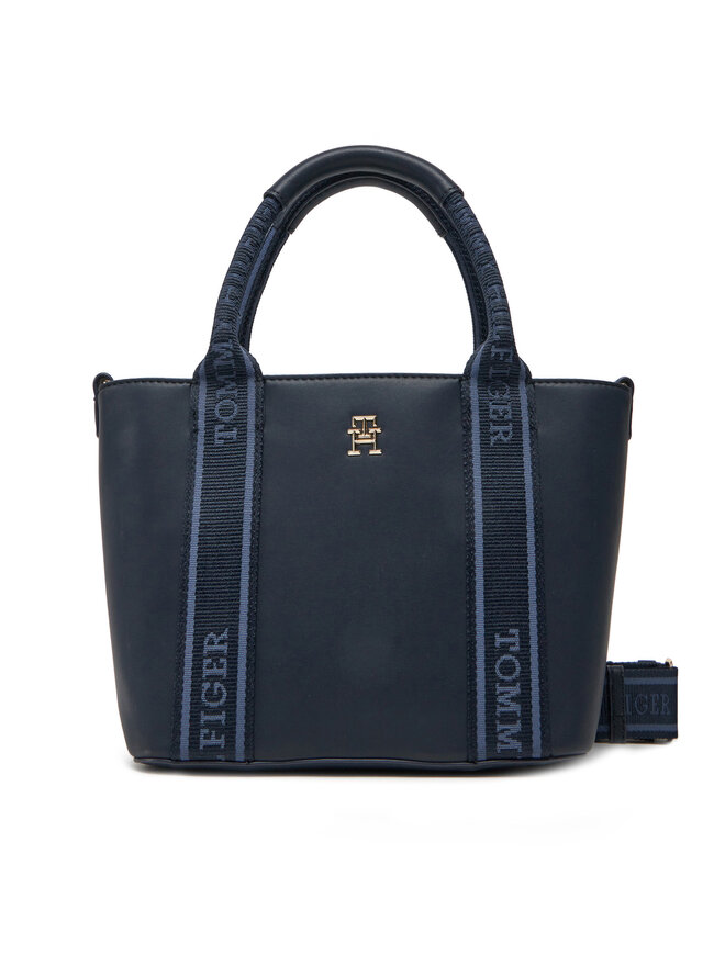 

Сумочка Th Logotape Mini Tote AW0AW17201 Tommy Hilfiger, синий