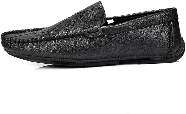 Лоферы кожаные мужские Loafers, Black PUGHGAETZF — фото 3