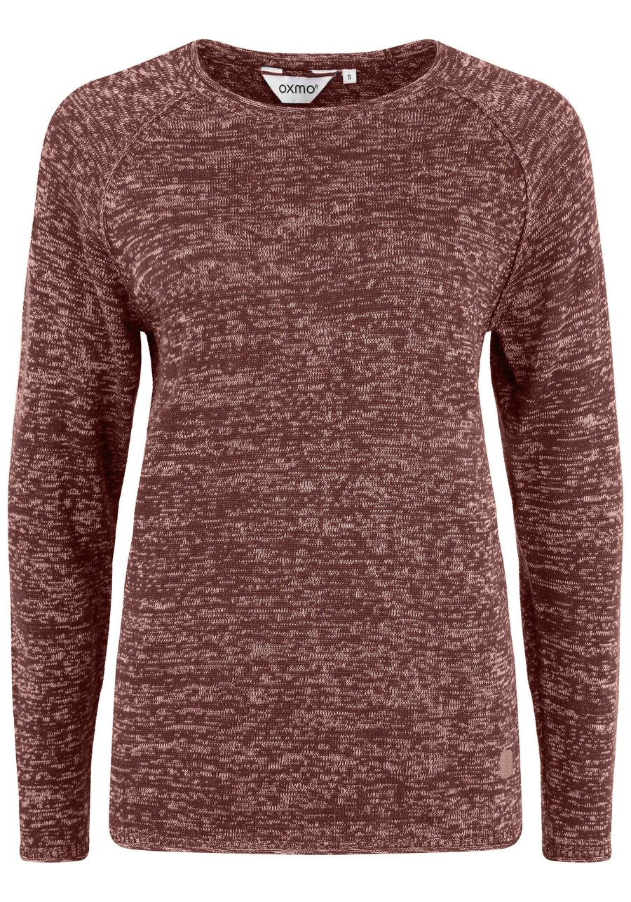 

Тонкий вязаный свитер Oxmo Sweater Daniela, коричневый