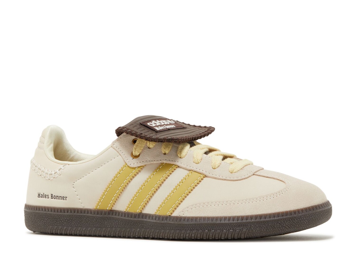 Кроссовки adidas Samba by Wales Bonner 'Ecru Tint Yellow' — фото 2