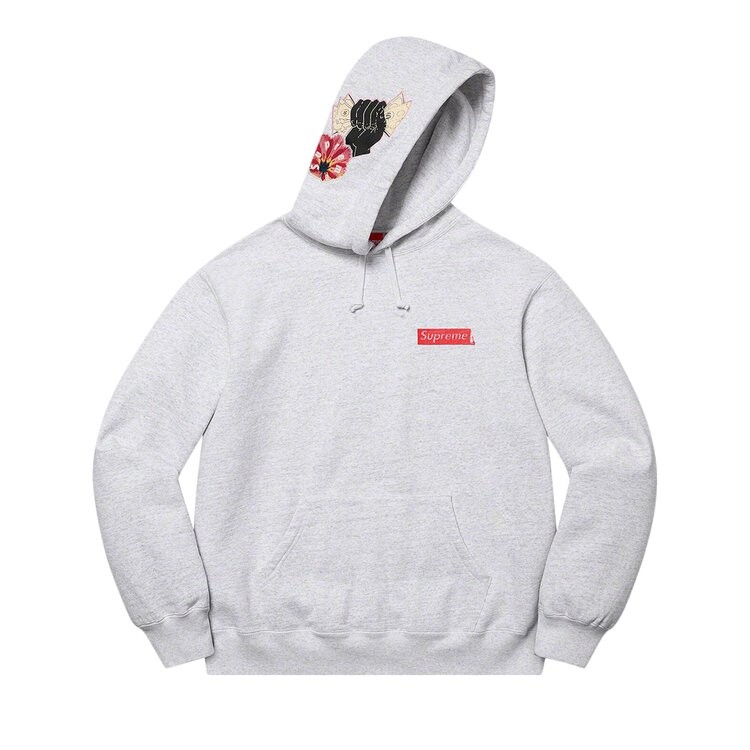 

Толстовка Supreme Instant High Patches Hooded Sweatshirt, серый