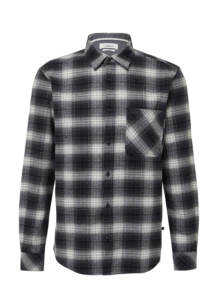 

Рубашка на пуговицах классического кроя s.Oliver, черный