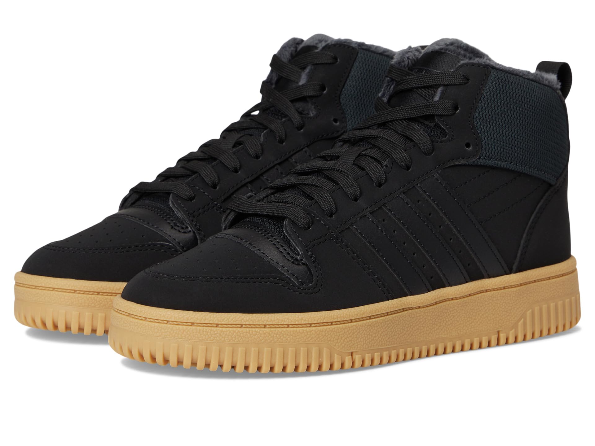 

Кроссовки adidas Kids Break Start Mid Top Shoes, цвет Black/Carbon/Gum