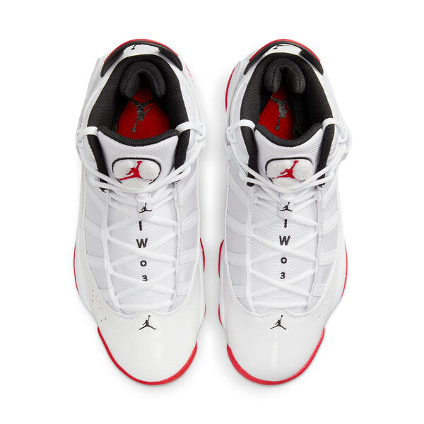 Кроссовки 6 колец Air Jordan, белый — фото 4