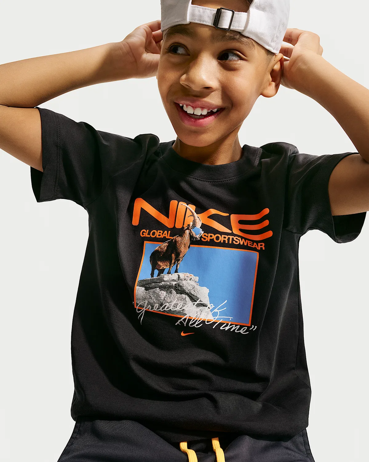 Детская футболка Nike Sportswear, Black — фото 3