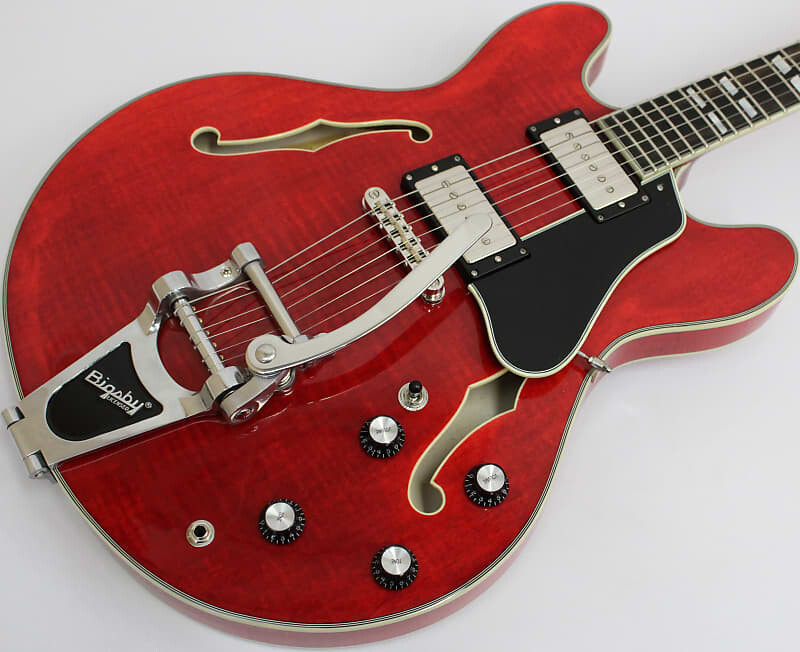 

Электрогитара Eastman T486B Semi-Hollowbody Electric w/ Bigsby, Red