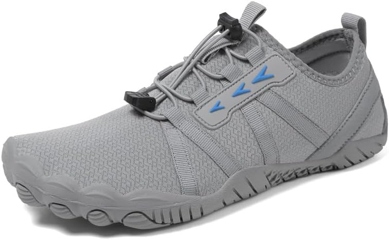 

Дышащие водные кроссовки для мужчин и женщин, широкие носки, для плавания и походов, противоскользящие для пляжа и активного отдыха на природе Generic, серый