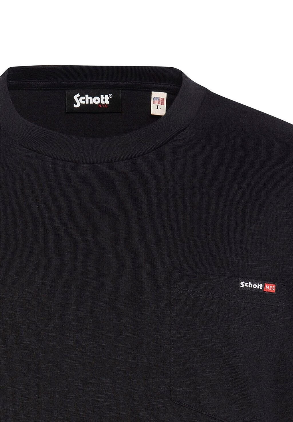 

Базовая футболка Schott, черный