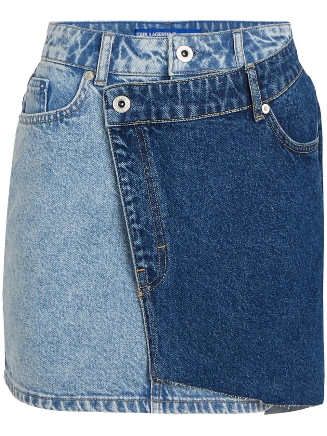 

Karl Lagerfeld Jeans двухслойная мини-юбка, синий