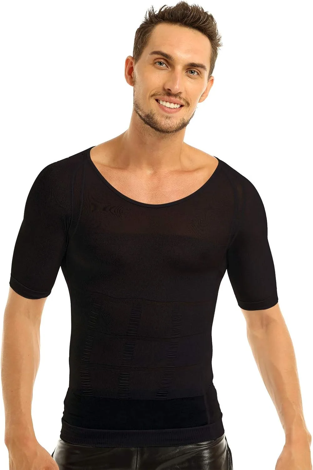 

Мужская футболка с коротким рукавом Slimming Body Shaper Compression ACSUSS