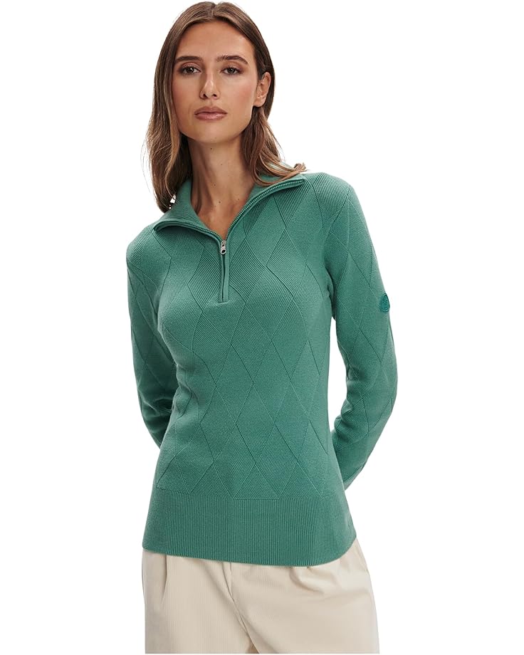 

Женский свитер Varley Lawson 1/2 Zip Knit, Deep Sea