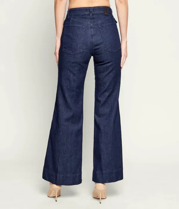 Джинсы ROSALYA flare fit Boss, темно-синий — фото 3