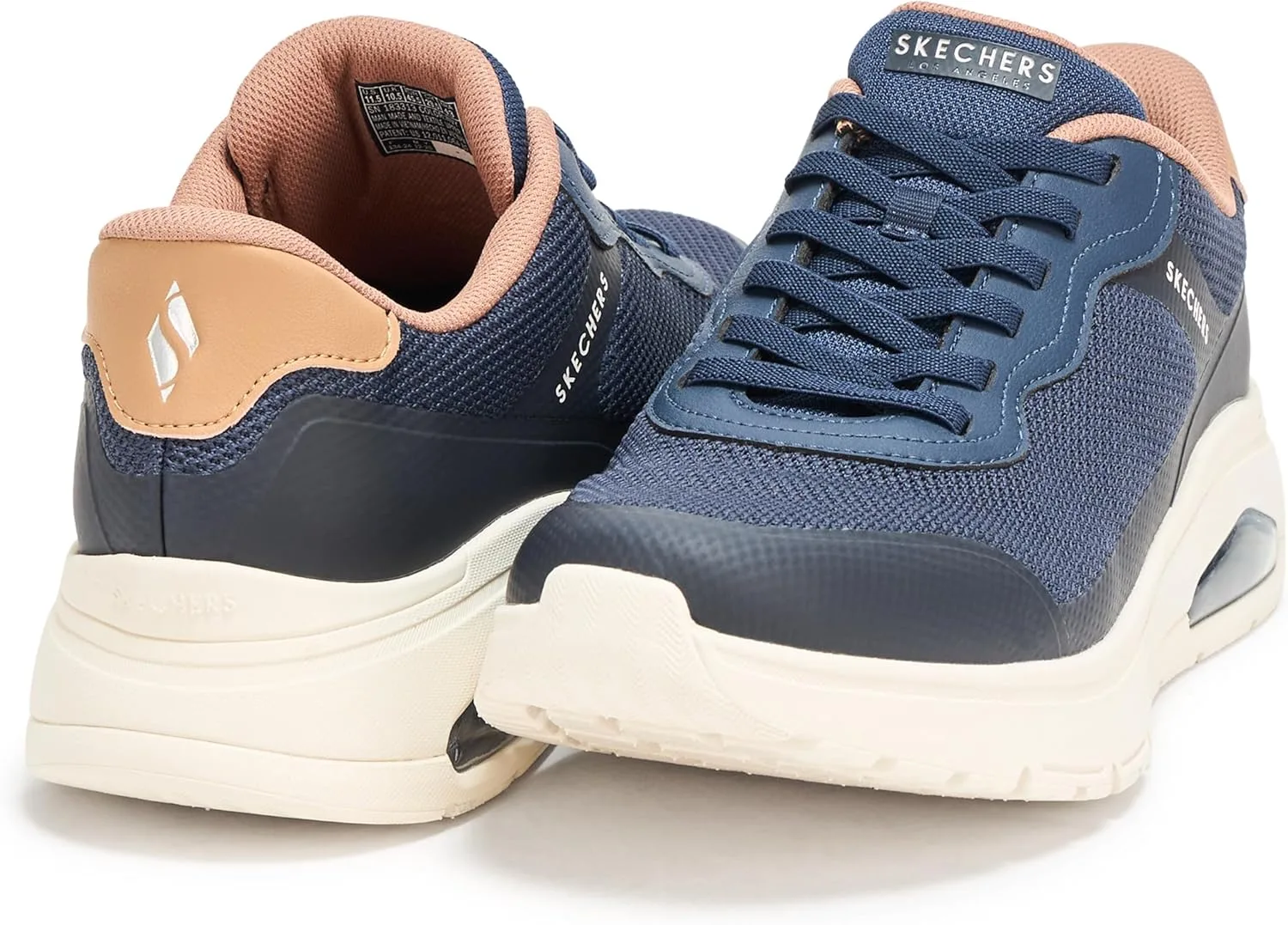 Мужские кроссовки Skechers UNO Flex Step N Knit, темно-синий — фото 3