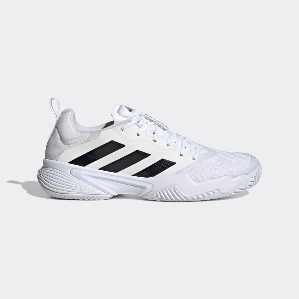 Мужские теннисные кроссовки Adidas Barricade Clay, белый/черный — фото 3