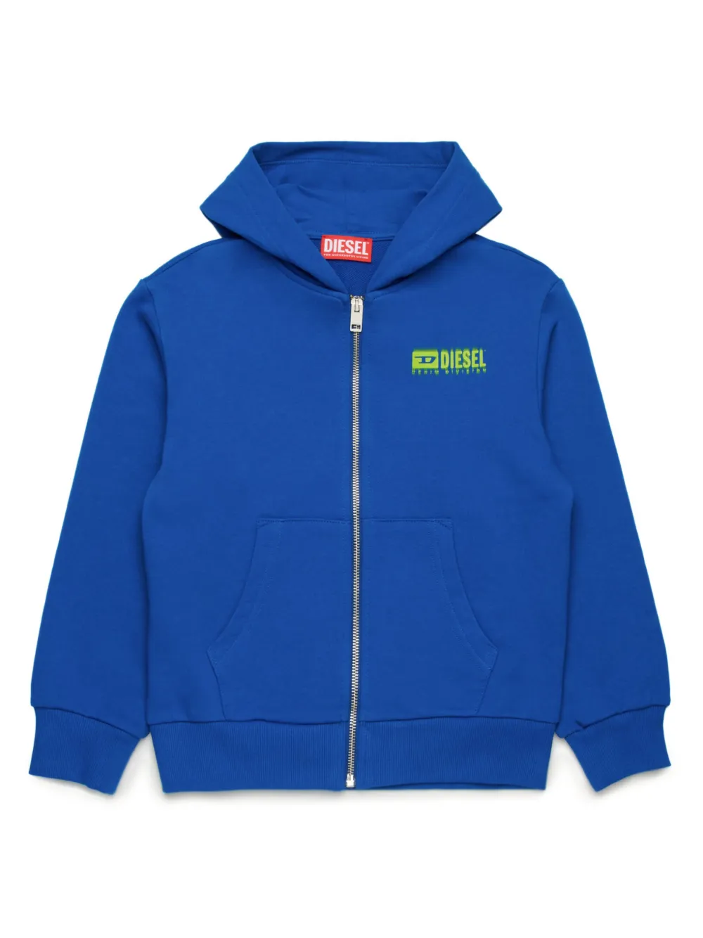 

Худи на молнии с логотипом Diesel Kids, синий