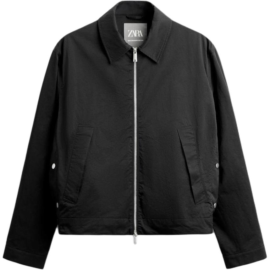 

ZARA Куртка мужская черная, Black