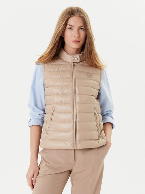 

Утепленный жилет regular fit WW0WW45499 Tommy Hilfiger, бежевый