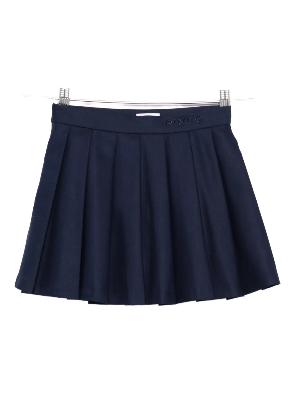 

Мини-юбка с вышитым логотипом Pinko Kids, синий