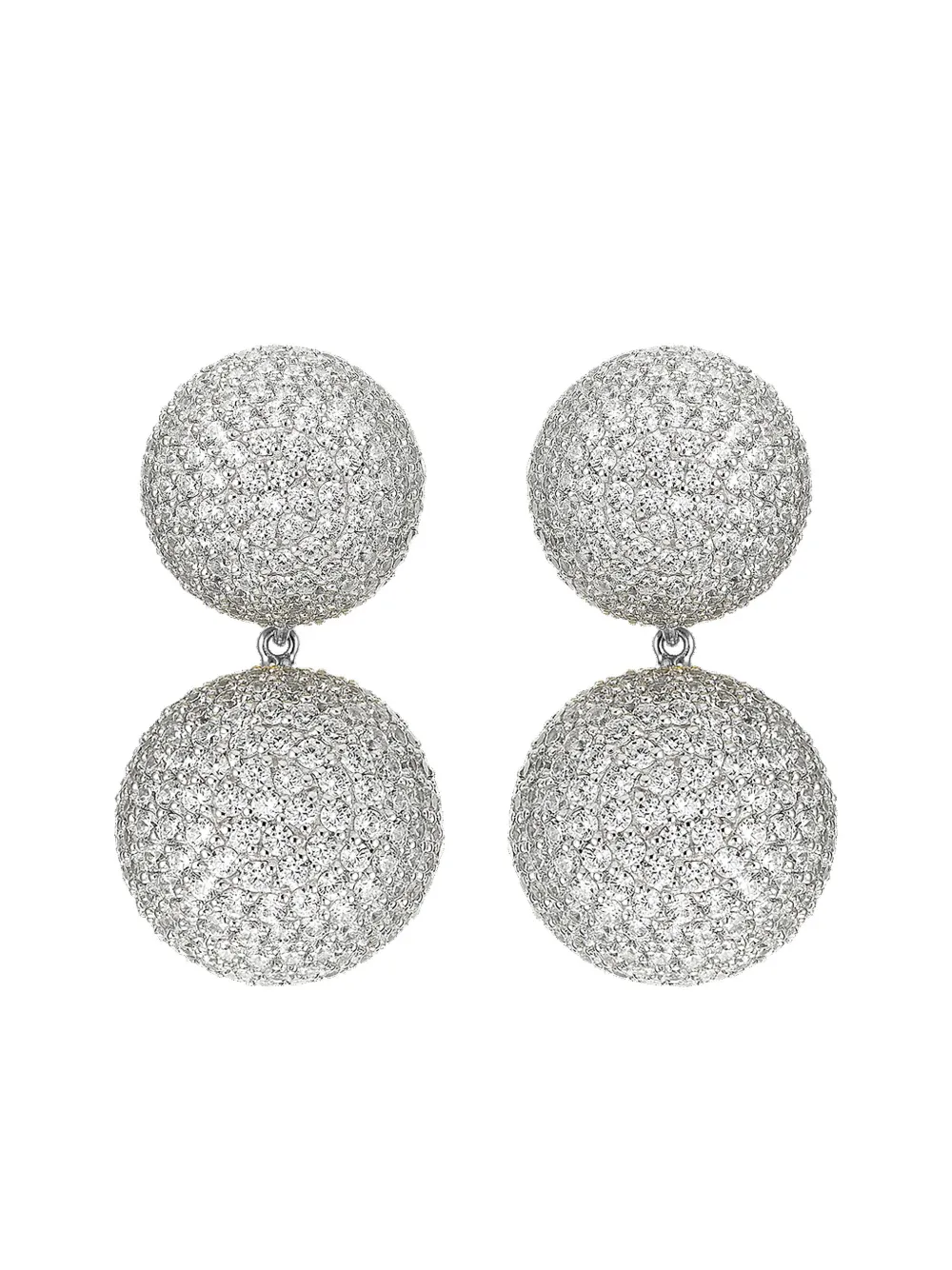 

Серьги Bauble из белого золота с бриллиантами Anabela Chan, серебряный