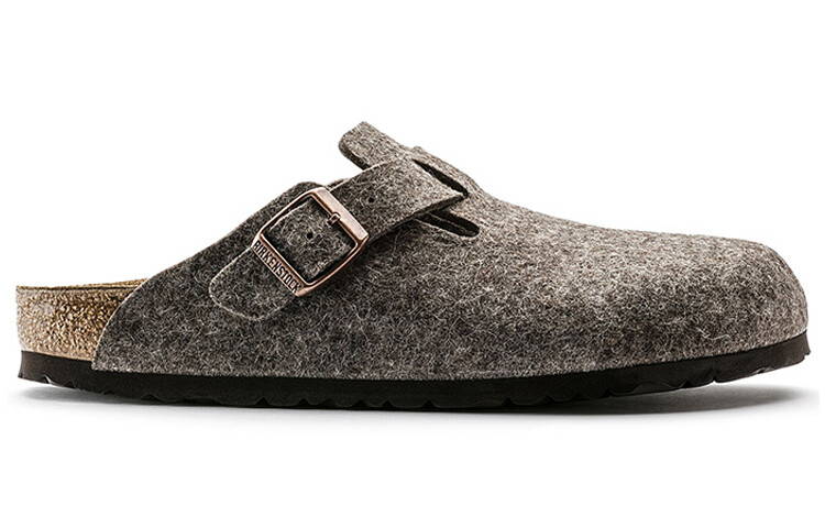 Мюли женские с закрытым носком женские Birkenstock, коричневый — фото 2