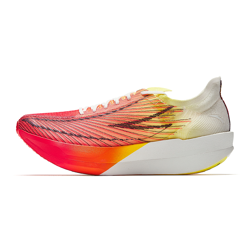 

ANTA Кроссовки для бега C202 G9 с противоскользящим покрытием, износостойкие, низкие, повседневные, мужские, красные, желтые, белые