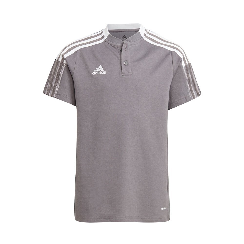 

Поло с коротким рукавом adidas Tiro 21, серый
