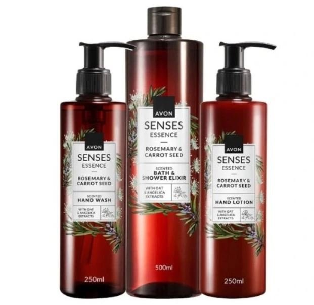

Avon, Rosemary & Carrot Seed Rosemary Carrot, набор из 3 косметических средств