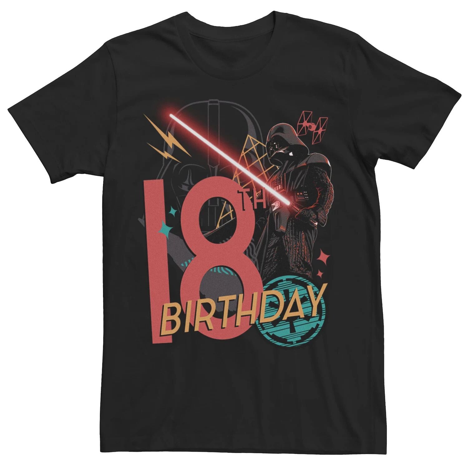 

Мужская футболка с рисунком на 18-летие Дарта Вейдера «Звездные войны» Star Wars