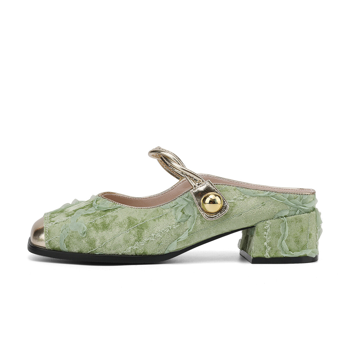 Мюли женские с закрытым носком женские Daphne, черный