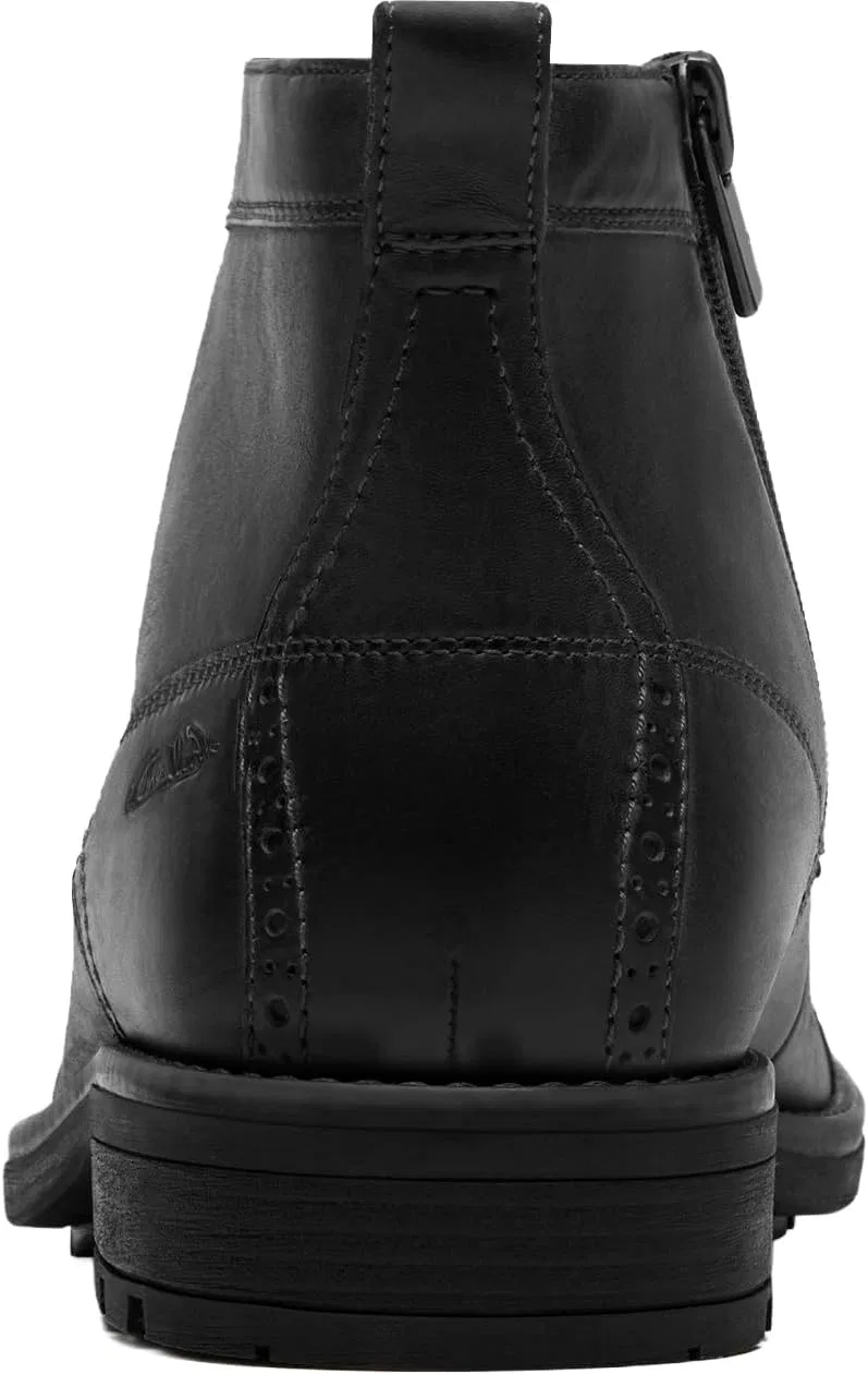 Мужские армейские ботинки Clarks Emmet Zip, 2-Black Used — фото 2