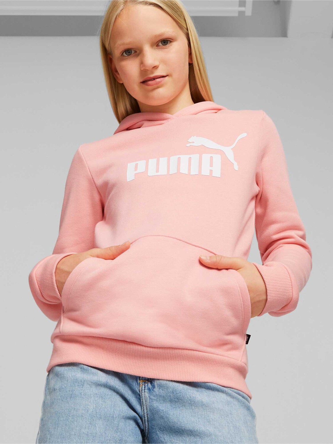 

Толстовка Puma ESS Logo Hoodie FL G, розовый