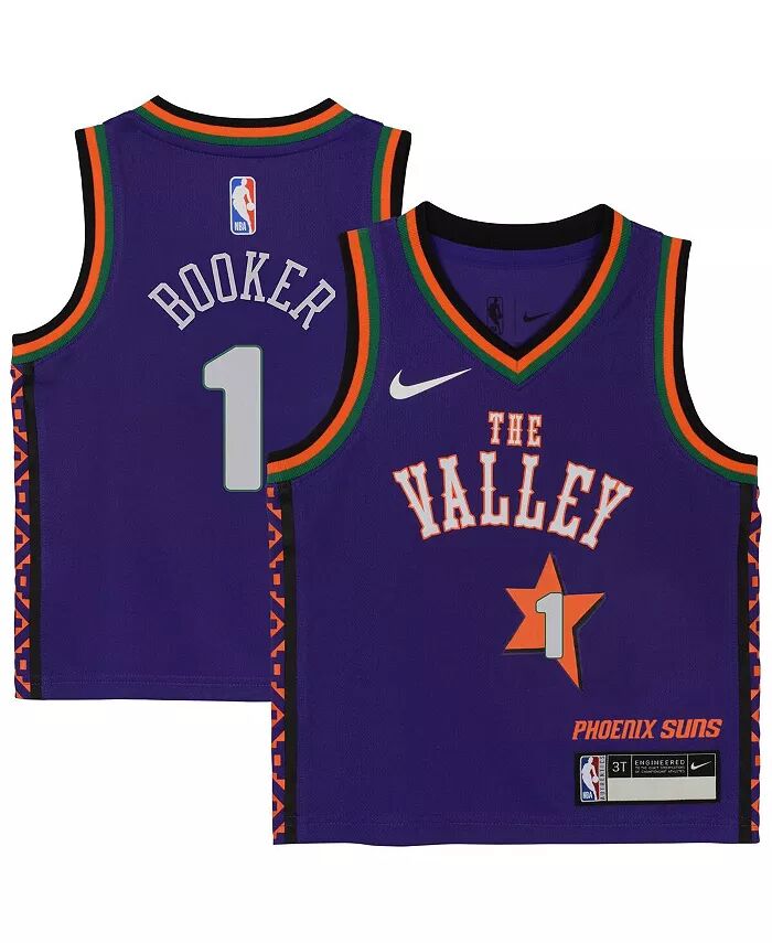 

Дошкольный Девин Букер Фиолетовый Phoenix Suns 2024/25 Swingman Игровая майка - City Edition Nike