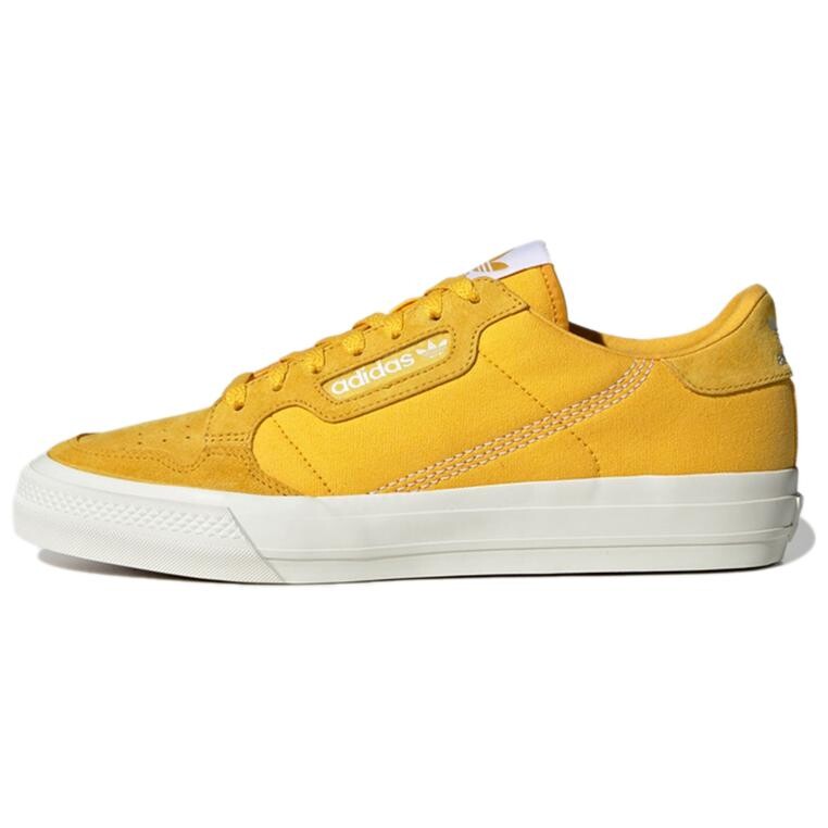

Кроссовки для скейтбординга Continental Vulc мужские с низким верхом лимонного цвета Adidas Originals, Желтый, Кроссовки для скейтбординга Continental Vulc мужские с низким верхом лимонного цвета Adidas Originals