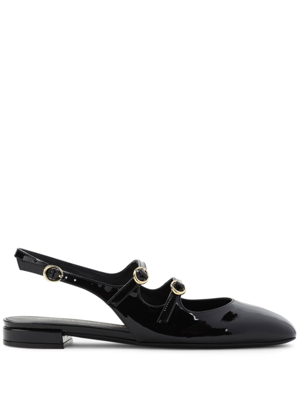 Stuart Weitzman лакированные балетки, черный
