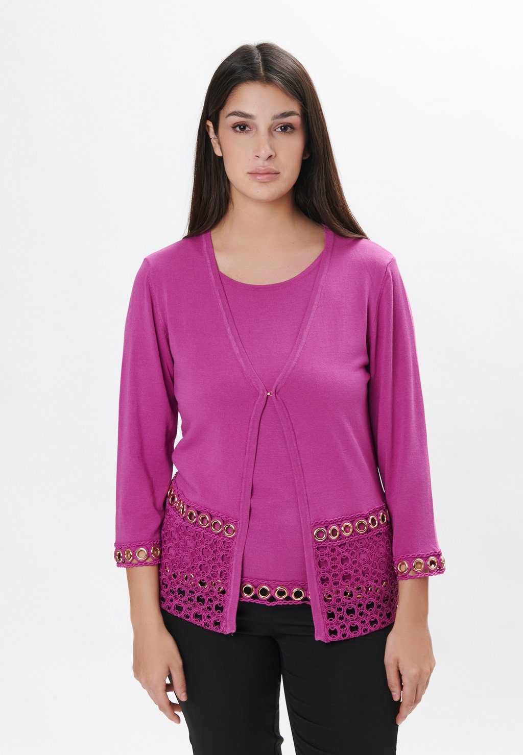 

Кардиган EYELETS Maison Form'elle, розовый
