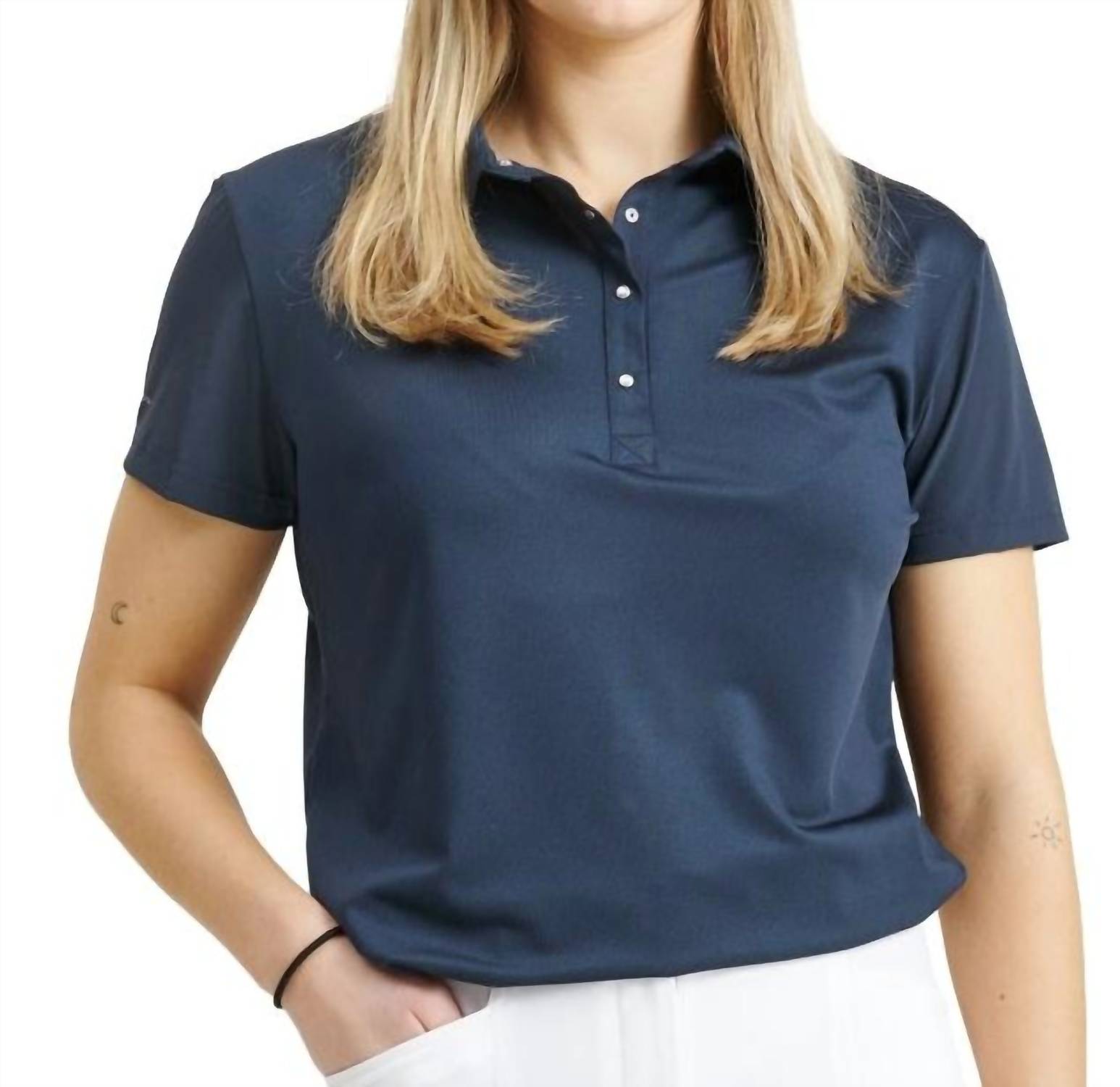 

Женщины Бекки Поло в темно-синем цвете Abacus Sportswear US
