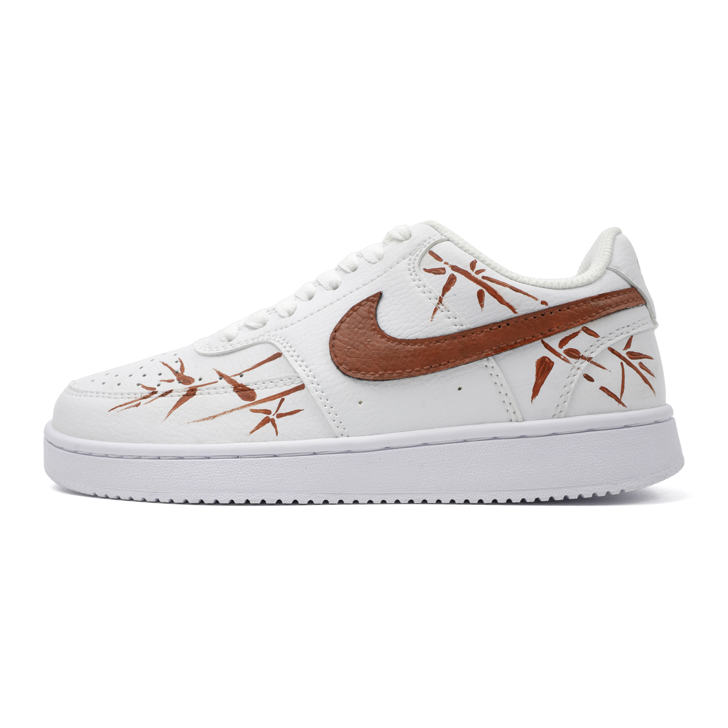 Nike Court Vision 1 Red Bamboo Horse Year сумка для покупок с противоскользящей амортизацией и устойчивостью к истиранию low top — фото 3